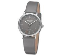 Regent Reloj De Pulsera Analógico De Dama Con Correa De Cuero Gris URF1319