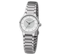 Regent Reloj De Pulsera Para Dama Analógico Con Correa De Metal Plateada URBA728