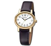 Regent Reloj De Pulsera Para Dama Marrón Análogo F-577 Correa De Cuero URF577
