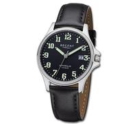 Regent Reloj De Pulsera Para Hombre Analógico Con Correa De Cuero Negra URF1259