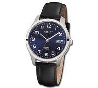 Regent Reloj De Pulsera Para Hombre Analógico Con Correa De Cuero Negro URF1269