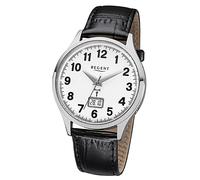 Regent Reloj de Pulsera para Hombre Negro Analógico-digital FR-228 Piel URFR228
