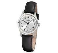 Regent Reloj De Titanio Para Mujer Negro Analógico F-899 Correa De Cuero URF899
