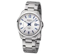 Regent Reloj para Hombre F-1185 Metal Cuarzo de Pulsera Plata URF1185
