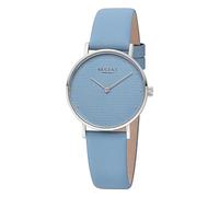 REGENT UR2152576 UR2152576 - Reloj Señora, Reloj de pulsera analógico para mujer, correa, plateado/azul