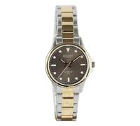 REGENT UR2214016 - Reloj de pulsera analógico para mujer, correa de metal, color dorado y plateado, oro, plata gris oscuro