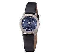 REGENT URF1439 - Reloj de pulsera analógico para mujer, correa de piel, color negro, gris y azul