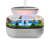 Regentropfen-Öl-Diffusoren für Zuhause, Regentropfen-Aromatherapie-Diffusor, Bäume Aromatherapie-Öldiffusor, Wassertropfen-, Luftbefeuchter-Diffusor mit 7 farbwechselnden Lichtern für Sc