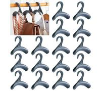 Regerly Ganchos para bolsos, 16 piezas Los ganchos de mochila ahorran espacio los ganchos se pueden llevar portátiles para mochilas, mochilas, bufandas, cinturones y corbatas