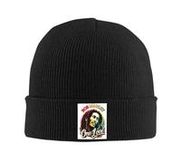Reggae Jamaica Cálido de Punto Gorra de Punto Gorra de Cabeza Skullies Gorros de Hip Hop para Unisex