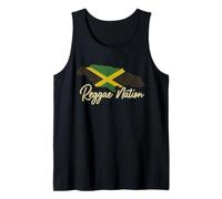 Reggae Nation Jamaica Island Design Bandera Jamaicana Rasta Camiseta sin Mangas
