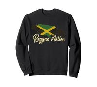 Reggae Nation Jamaica Island Design Bandera Jamaicana Rasta Sudadera