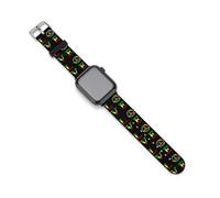 Reggae Peace Love Music Jamaica - Correas de repuesto de silicona para Apple Watch, 42mm/44mm, Acero inoxidable, Amatista