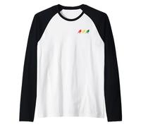 Reggae Rasta Music Lover Rastafari Bird Jamaican Roots Pride Camiseta Manga Raglan