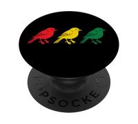 Reggae Rasta Music Lover Rastafari Bird Jamaican Roots Pride PopSockets PopGrip Adhesivo