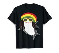 Reggae Shark - Camiseta divertida con diseño de tiburón Camiseta