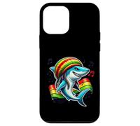 Reggae Shark - Impresión única de Reggae para los Amantes de la Vida Marina Carcasa para iPhone 12 Mini