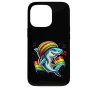 Reggae Shark - Impresión única de Reggae para los Amantes de la Vida Marina Carcasa para iPhone 13 Pro