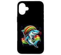 Reggae Shark - Impresión única de Reggae para los Amantes de la Vida Marina Carcasa para iPhone 16 Plus