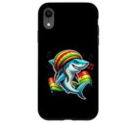 Reggae Shark - Impresión única de Reggae para los Amantes de la Vida Marina Carcasa para iPhone XR