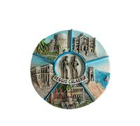 Reggio Calabria Italia 3D imán de nevera regalo de recuerdo, resina hecha a mano Reggio Calabria imán refrigerador hogar & cocina decoración colección