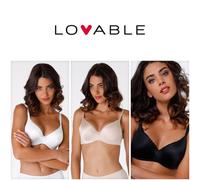 Reggiseno Lovable L4125 24H Lift con Ferretto Encaje Extraíble Microfibra