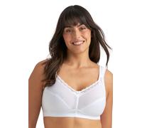 Reggiseno Senza Ferretto sostenitivo con Coppa piena Miss Mary Diamond 100E White