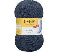 Regia Schachenmayr 4-Hilos Uni, 100G, Jeans Meliert Hilos para Tejer A Mano