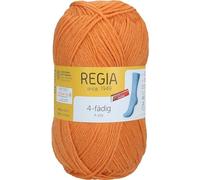 Regia Schachenmayr - Hilo para tejer (4 hilos, 100 g, calabaza)