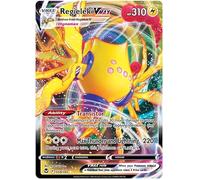 Regieleki VMAX 058/195 - Tarjeta de Pokémon VMAX rara (SWSH Silver Tempest) + 1 cargador superior TitanCards®