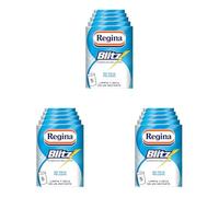 Regina Blitz Papel de Cocina | 5 Rollos | 100 Maxi-Hojas de 3 Capas | Ideal para Limpiar Superficies Domésticas | Sin Pelusas | Embalaje de Papel Reciclable (Paquete de 3)