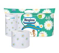 Regina Papel higiénico de manzanilla Fino y Resistente (48 rollos)