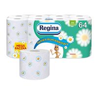 Regina Papel higiénico de manzanilla Fino y Resistente (64 rollos)