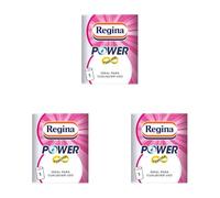 Regina Power Papel de Cocina - 3 Rollos Aún Más Largo, 340 Hojas de 2 Capas, Adecuado para Limpiar Superficies Domésticas, Embalaje Reciclable, Papel 100% Certificado FSC