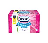 Regina Toallas Desechables - Paquete de 100 Servicios, Toallas Desechables Prácticas e Higiénicas, 100% Celulosa FSC, Biodegradables, Paquete Dispensador