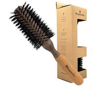 Regincós - Cepillo redondo - Madera Corcho Eco - Cork Classic 660 Natural - Profesional - Hecho a Mano - Large