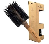 Regincós - Cepillo redondo - Madera Corcho Eco - E.Cork Black 870 Natural - Profesional - Hecho a mano - Grande