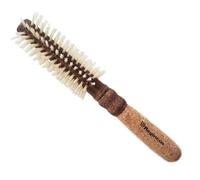 Regincós - Cepillo redondo - Madera Corcho Eco - E.Cork Blonde 824 Natural - Profesional - Hecho a Mano - Small