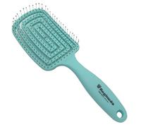 Regincós - Cepillo Yoga Flex Aqua - Flexible - Antitirones - Desenreda - Cabello Seco y Mojado - Azul Turquesa