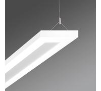 Regiolux Colgante LED oficina Stail microprisma 32W blanco