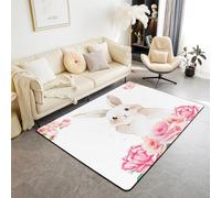 Regional Alfombra Grande Interior 3D Animales Flores Impreso Alfombra Antideslizante Fácil De Limpiar Cocina Estudio Dormitorio Salón Habitación Infantil Despacho Ala De Ju 180 X 280 Cm /7813101541518