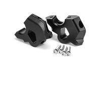 regiones Abrazadera Elevadora De Manillar De Motocicleta, Adaptador De Elevación Y Retroceso para BMW R1300GS 2024-(Negro)