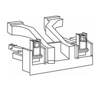 Regiplast Platine de cde p/réservoir Tocadiscos con Tornillo para Tanque bi débito Ref. 650, Blanco