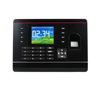 Registrador Biométrico De Tiempo De Asistencia De Huellas Dactilares TFT De 2,8 Pulgadas, Máquina De Asistencia con Tarjeta De Identificación De Huellas Dactilares con Disco U De Red