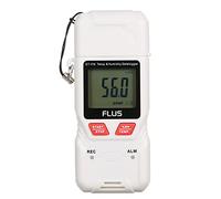 Registrador de datos de humedad y temperatura USB con pantalla LCD - Termómetro digital de alta precisión y registrador higrómetro - Capacidad de 25000 puntos de datos - Rango