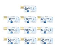 Registrador de datos de temperatura USB con 10000 puntos, registrador de temperatura de 60 días para almacenamiento y transporte, grabadora de un solo uso, cadena fría