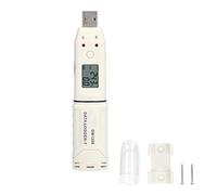 Registrador de temperatura Brilluxa, registrador de datos USB, registrador de temperatura digital, pantalla LED inteligente para monitoreo y almacenamiento del ambiente interior