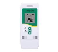 Registrador de Temperatura y Humedad, Data Logger USB con 32000 Puntos, Alta Precisión - Informes PDF y CSV, Alarma Sobre Temperatura, Uso en Laboratorio
