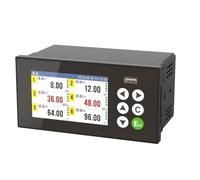 Registrador sin papel con pantalla multicolor de 6 canales, registrador de datos de entrada universal for monitoreo de procesos industriales