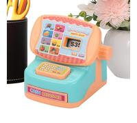 - registradora de juguete infantil | Ornamento colección realista | Calculadora juego de imitación supermercado,para espacio juegos, clase cumpleaños día lluvia alumnos